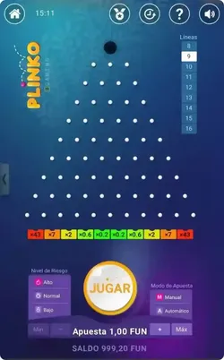 Plinko para ganar dinero real